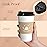 Coolcap Coffee Cups with Lids and Sleeves, 16 oz 50 pack To Go Cups with Lids, Paper Hot Coffee Cups for Hot & Cold Beverage (White, 16 oz)