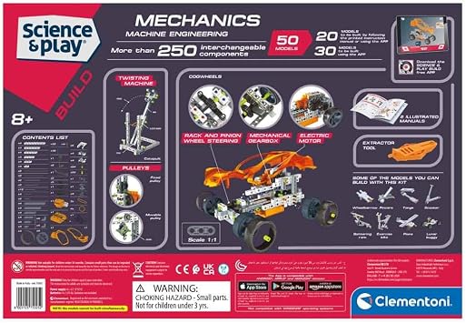 Clementoni 75025TR Mechanical Laboratory - 50 Model +8 years old