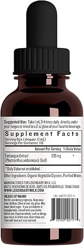 Miniatura 2 de Legendairy Milk Lactivist Drops, suplemento de lactancia materna para aumentar el suministro de leche materna, torbangun orgánico para lactancia,