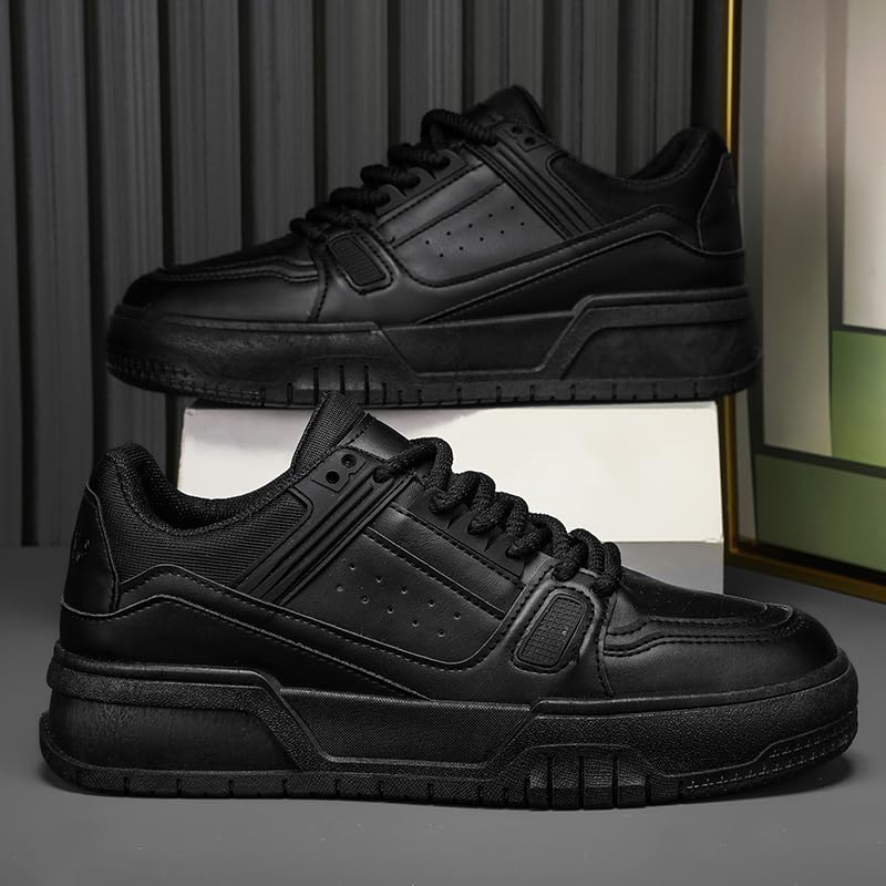 Sneakers for Mens Casual Shoes Fashion Sneakers Comfort Walking Shoes Men's Non Slip Work Footwear, Food Service Work Sneakers, Lace-Up Breathable Work Shoes for Men's Fashion Sneakers2