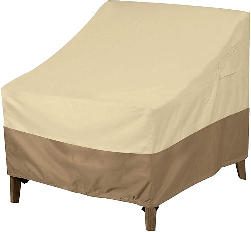 Miniatura 10 de Funda impermeable para muebles de exterior para sofá de 3 plazas, protección para todo tipo de clima, funda impermeable para sofá grande para patio