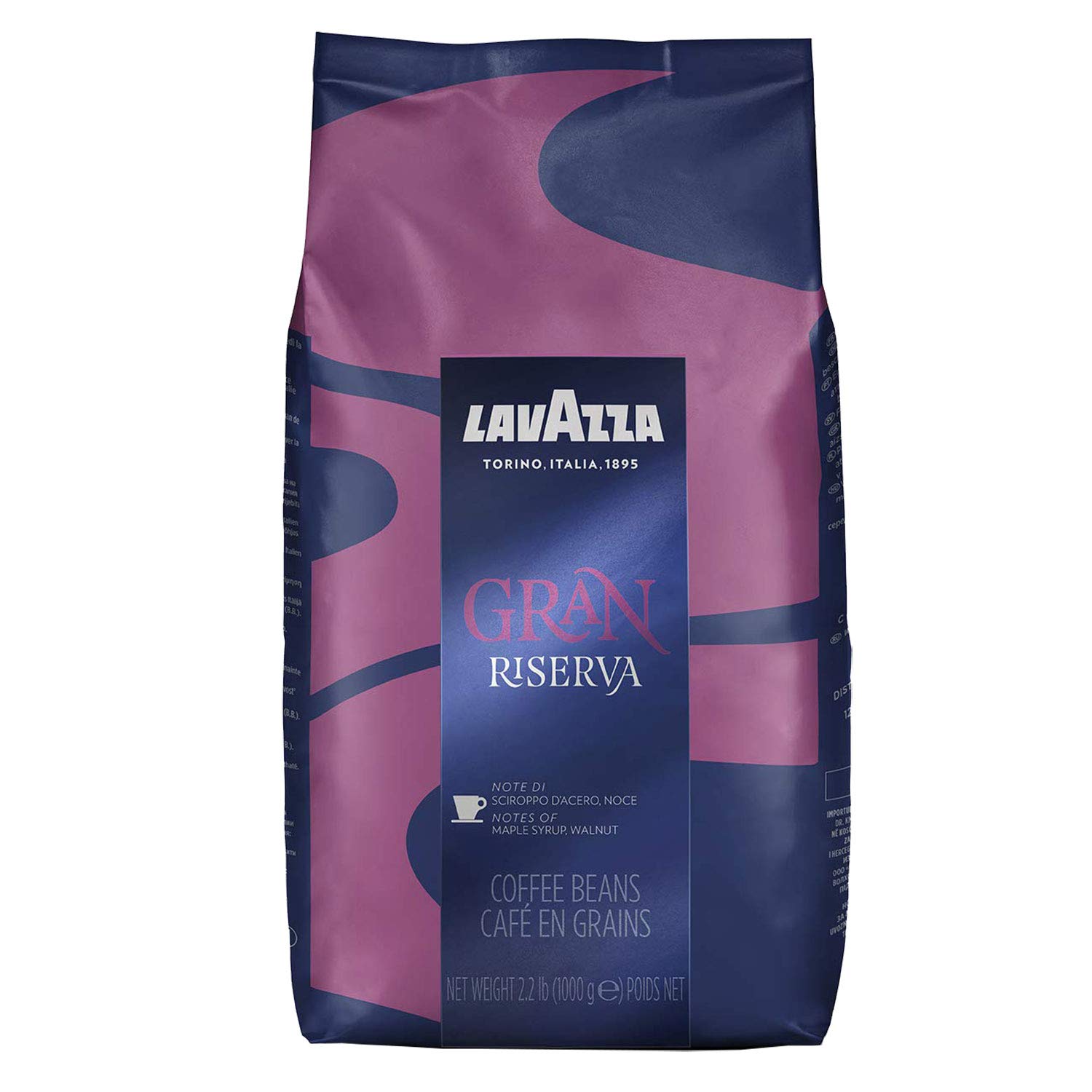 Lavazza Kaffee Espresso Gran Riserva, ganze Bohnen, Bohnenkaffee (6 x 1kg Packung)