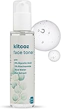 Kitcoz 5% Niacinamide, 8% Glycolic Acid & Rice Water Face Toner | Pore Tightening, Gentle Exfoliating, Hydrating & Skin Tone Correcting Toner for All Skin Types | Alcohol Free (150ml)