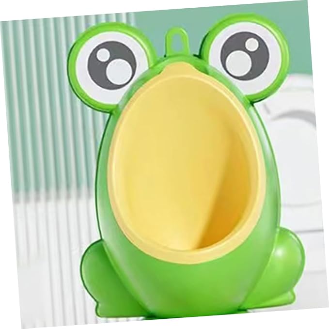 Orinal infantil de pared con diseño de dibujos animados para niños, entrenamiento para ir al baño con rueda giratoria de agua, ligero y adorable para niños pequeños miniatura 8