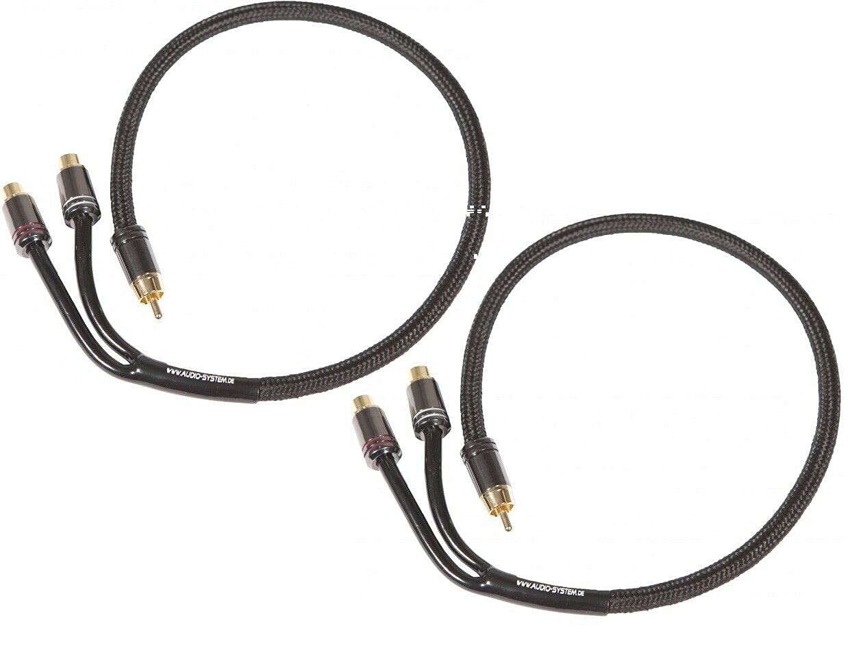 Audio System Z-PRO YR HIGH-END Y - Cavo RCA con 2 connettori e 1 spina, 1 paio