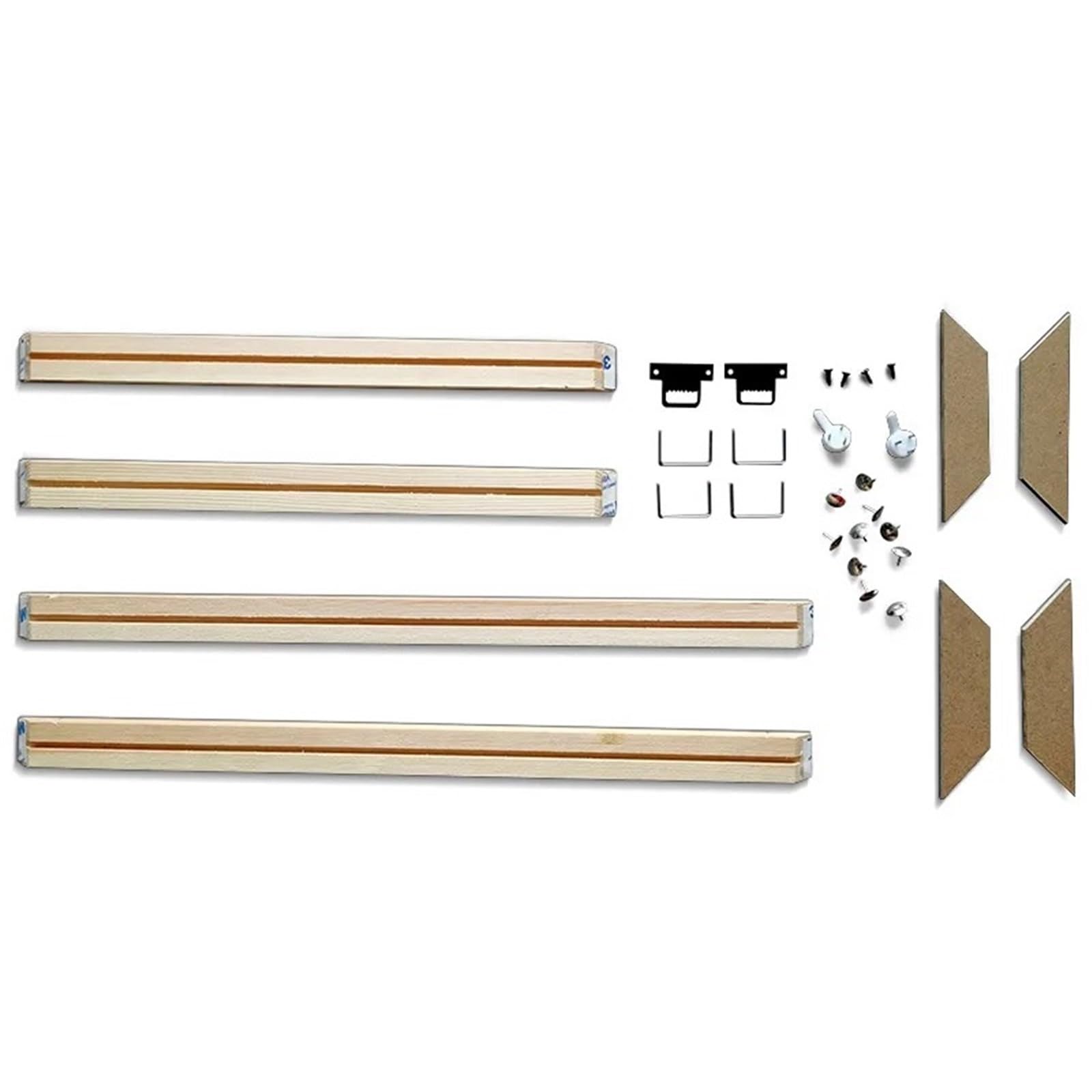 Bastidor Lienzo Sin Tela Marco de Lienzo de Madera DIY for Pintura de Diamantes(Width 20cm,Height 35cm)