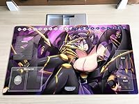 Vista 1 de Alfombrilla de juego Mlikemat DTCG Duel Digimon Lilithmon Anime Trading Card Game Mat con zonas de cartas + bolsa de tapete gratis