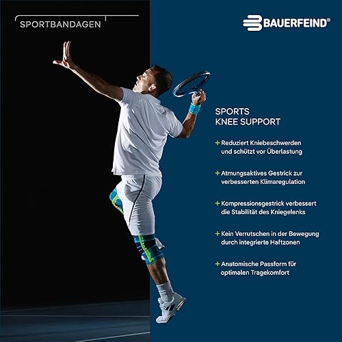 Miniatura 10 de Bauerfeind - Rodillera deportiva para atletas con compresión de grado médico