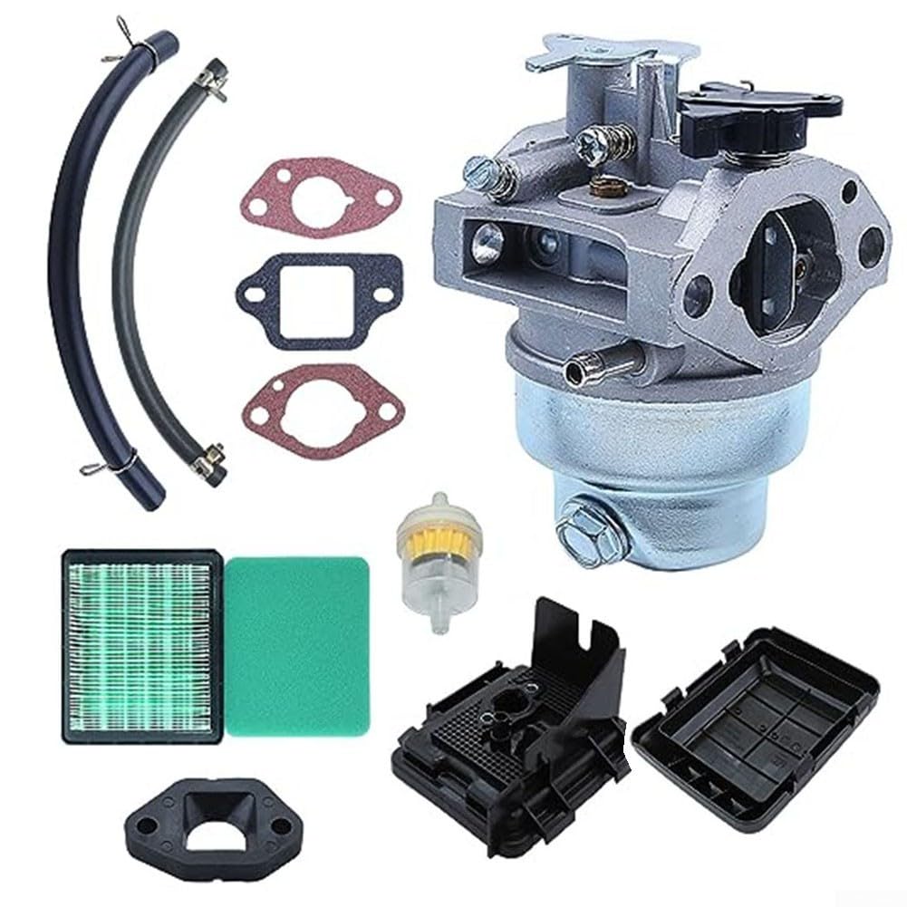 Komplett für Honda GCV 160 Serie Rasenmäher Wartungsset mit Vergaser, Luftfilter und Kurbelgehäusedichtungen
