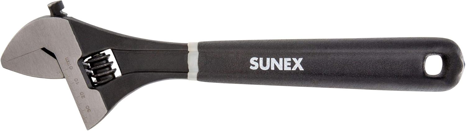 Sunex 9618A 4Pc Adjustable Wrench Set, 6" 8" 10" 12"