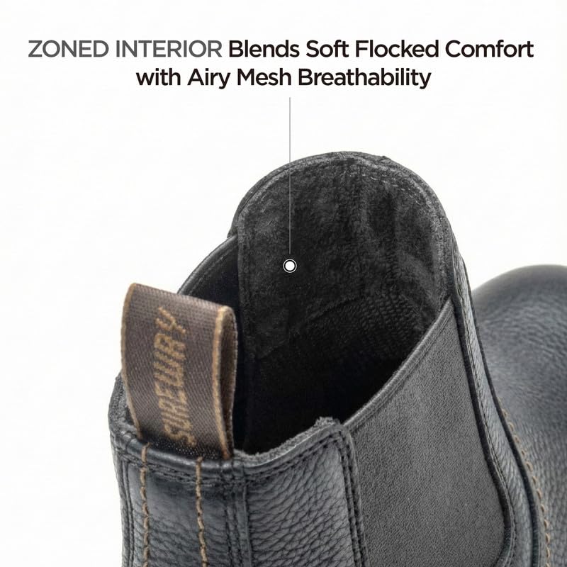 Image of SUREWAY Men's Western Chelsea Cowboy Boots