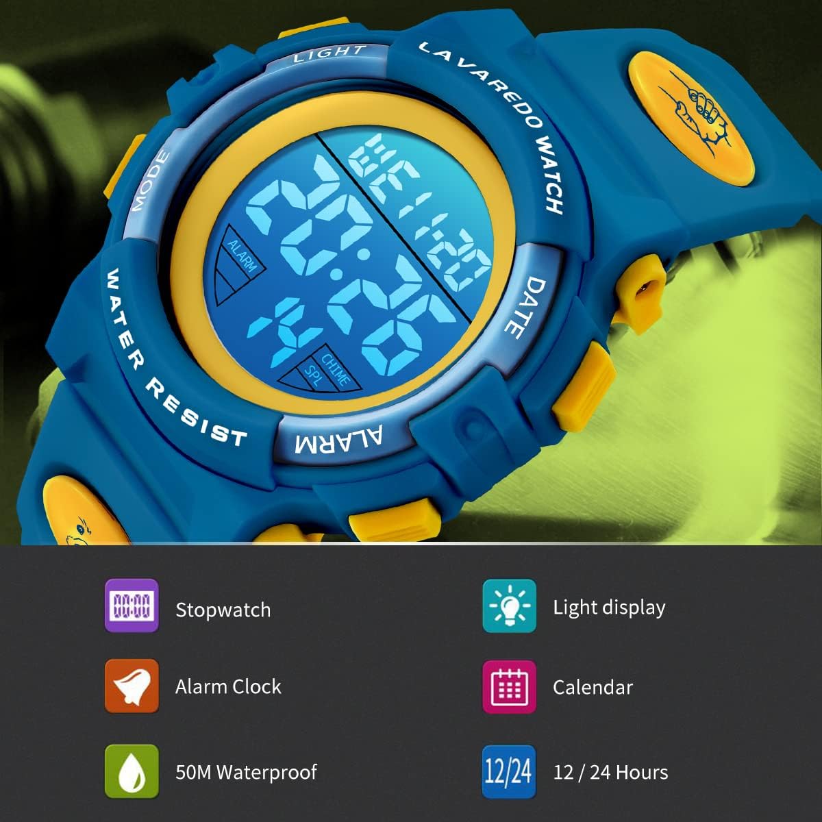 Ultimate Kids Watch: Fun, Functional & Waterproof for Adventurous Boys!