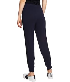 1 STATE Womens Lace Trim Casual Jogger Pants Blue Small