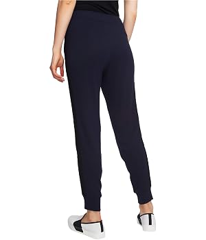 1 STATE Womens Lace Trim Casual Jogger Pants Blue Small
