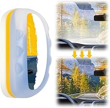 Automotive Ölfilm Reinigungsbürste, 2025 Neu Multifunktionaler Auto Glasreiniger mit 120ML Ölfilm Entferner, Anti-Beschlag Glasreiniger für Autoscheiben, Windschutzscheiben & Spiegel (1)