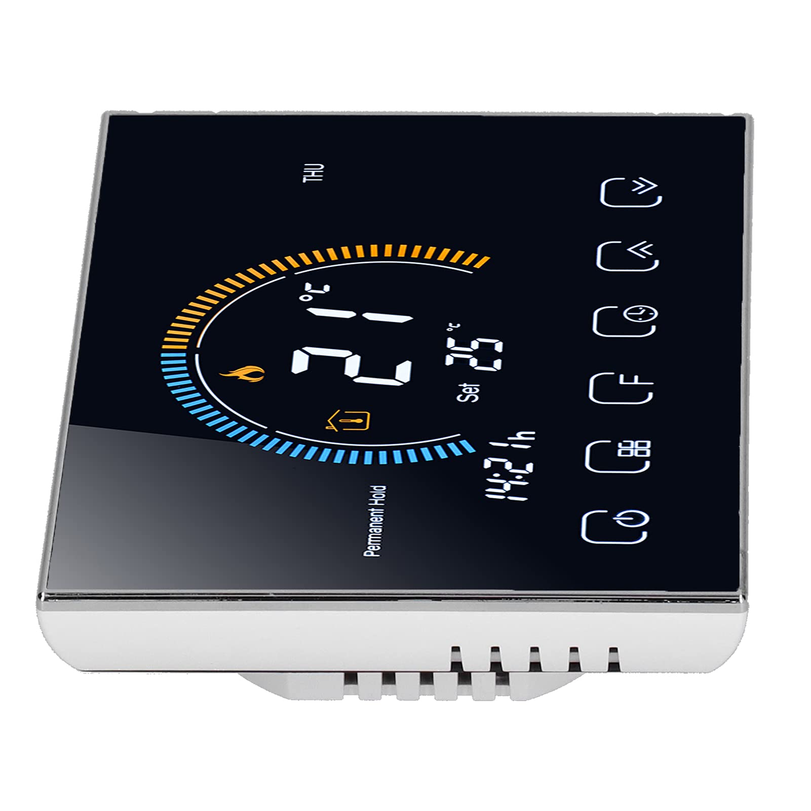 Yctze Termostato Intelligente con Touchscreen LCD da 4,8 Pollici per Un Accurato Controllo della Temperatura - Termostato Programmabile AC e Scaldabagno (#1)
