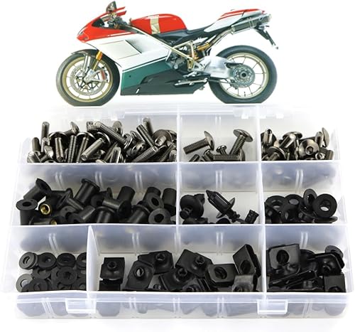 Xitomer Juego completo de pernos de carenado, apto para 848 1098 1198, kits de montaje arandelastuercasfijacionesclipsojales (titanio) disponible en Yaxa Costa Rica