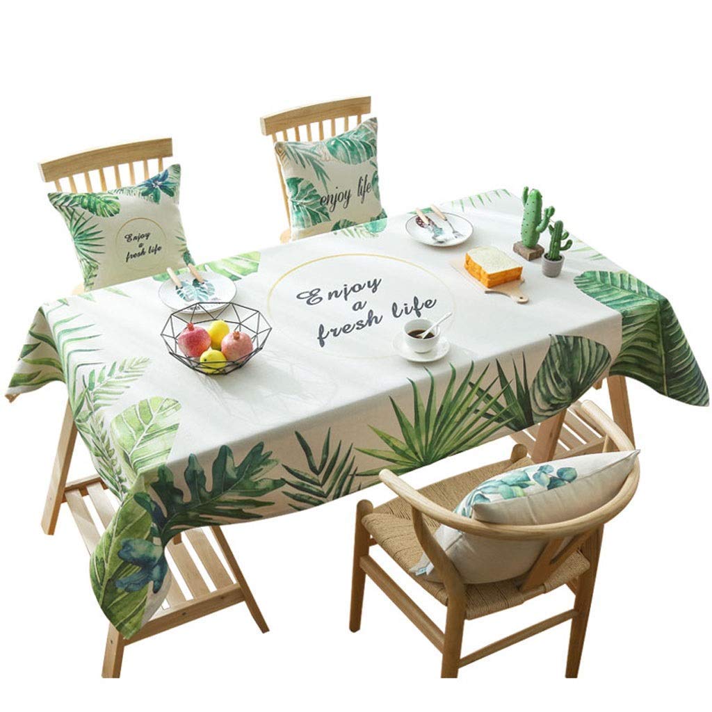 Nappe imperméable rouge lin 140x180 protège table basse des taches