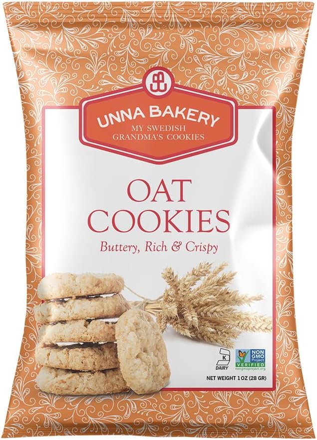 Butter Cookies by Unna Bakery, 5.5 oz (Oats, 1)