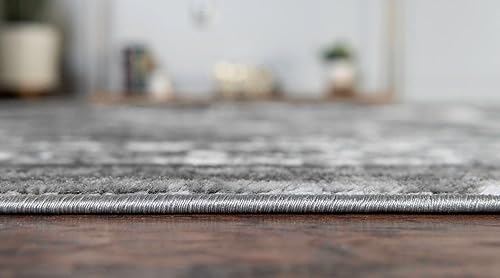 Miniatura 4 de Rugs.com Alfombra de la colección Monte Carlo, alfombra mediana gris de 8 x 10 pies, perfecta para salas de estar, comedores grandes, planos abiertos