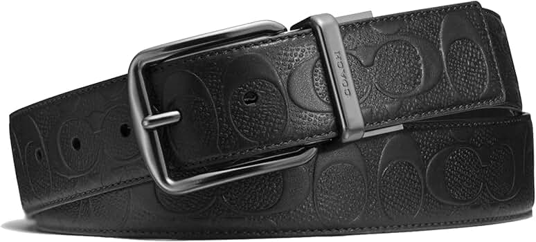 新品未使用 coach F55157 コーチ リバーシブルベルト COACH コーチ ベルト リバーシブル シグネチャー メンズ