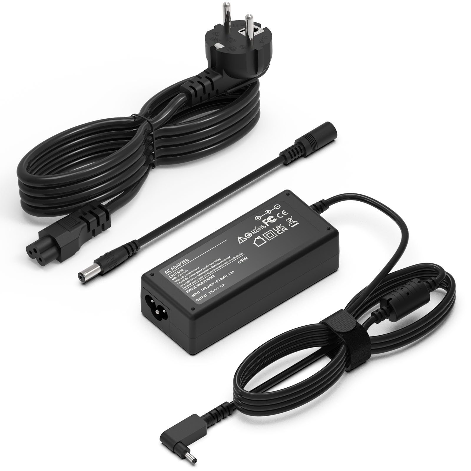 Chargeur 65W Pour Acer Aspire - 19V 3.42A - Compatible Nombreux Modèles Acer - Câble 2.64m - 5.5x1.7mm