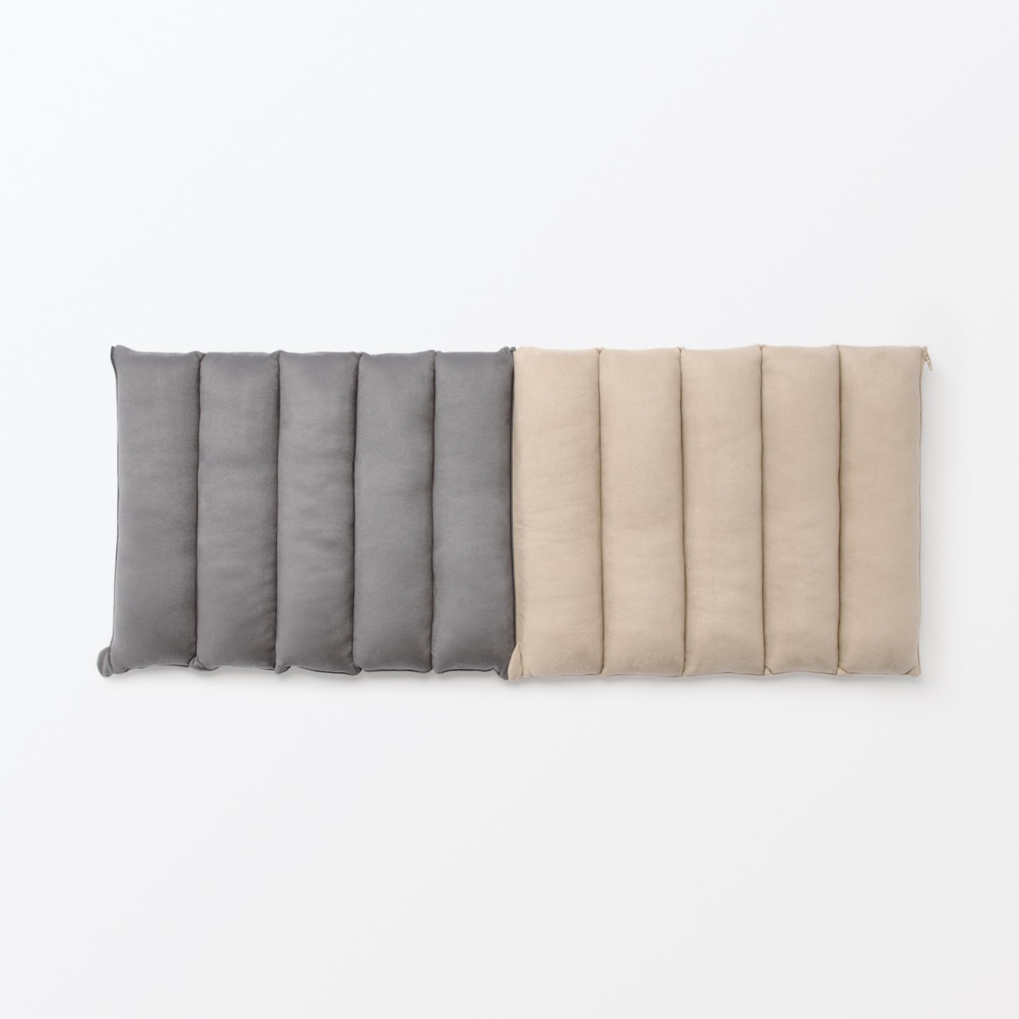 MUJI ウール混紡 クッション マスタード IDEE］カレイド クッションカバー 40cm角 マスタード