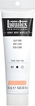 Liquitex Heavy Body Acrylic Paint, 4.65-oz Tube, Light Pink