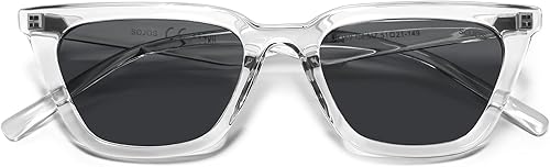 Miniatura 8 de SOJOS Gafas de sol cuadradas polarizadas y estrechas con ojo de gato para mujer gafas de conducción retro de moda SJ2169