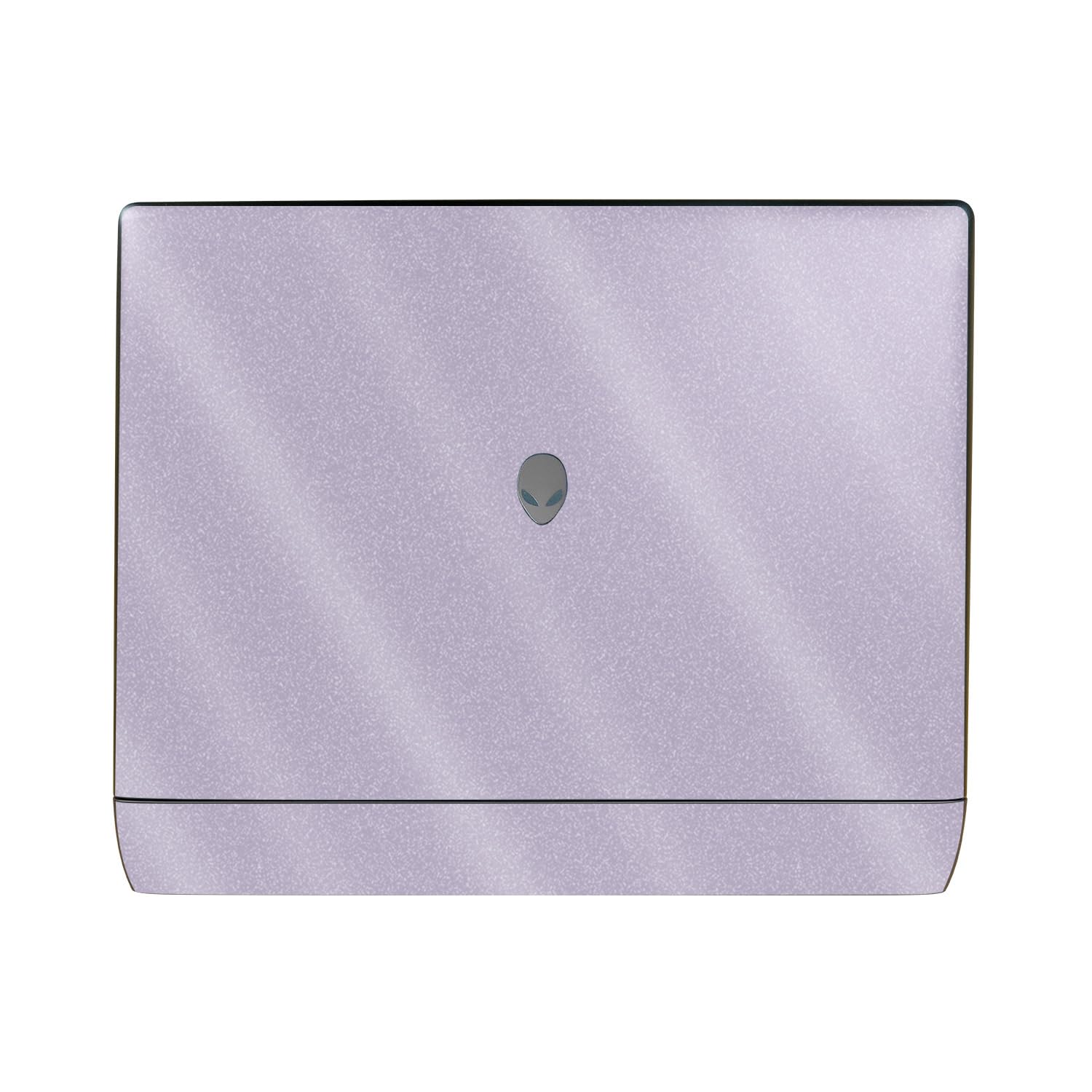 Glossy Glitter Laptop Skin Compatible with Alienware 16 Area-51 (2025) - Solid Lilac - Premium 3M Vinyl Protective Wrap Decal Cover - Easy to Apply | Crafted in The USA by MightySkins