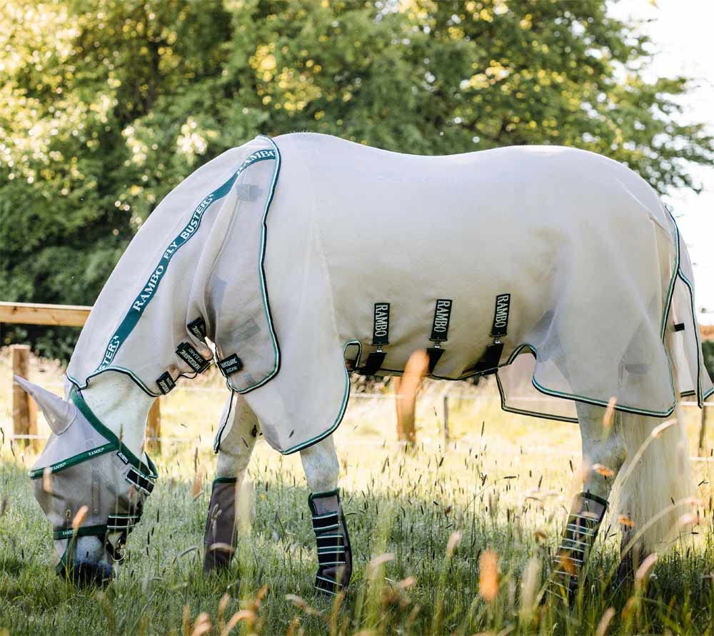 Horseware® Rambo® Flybuster with No-Fly Zone™ Fly Sheet (No Fill)
