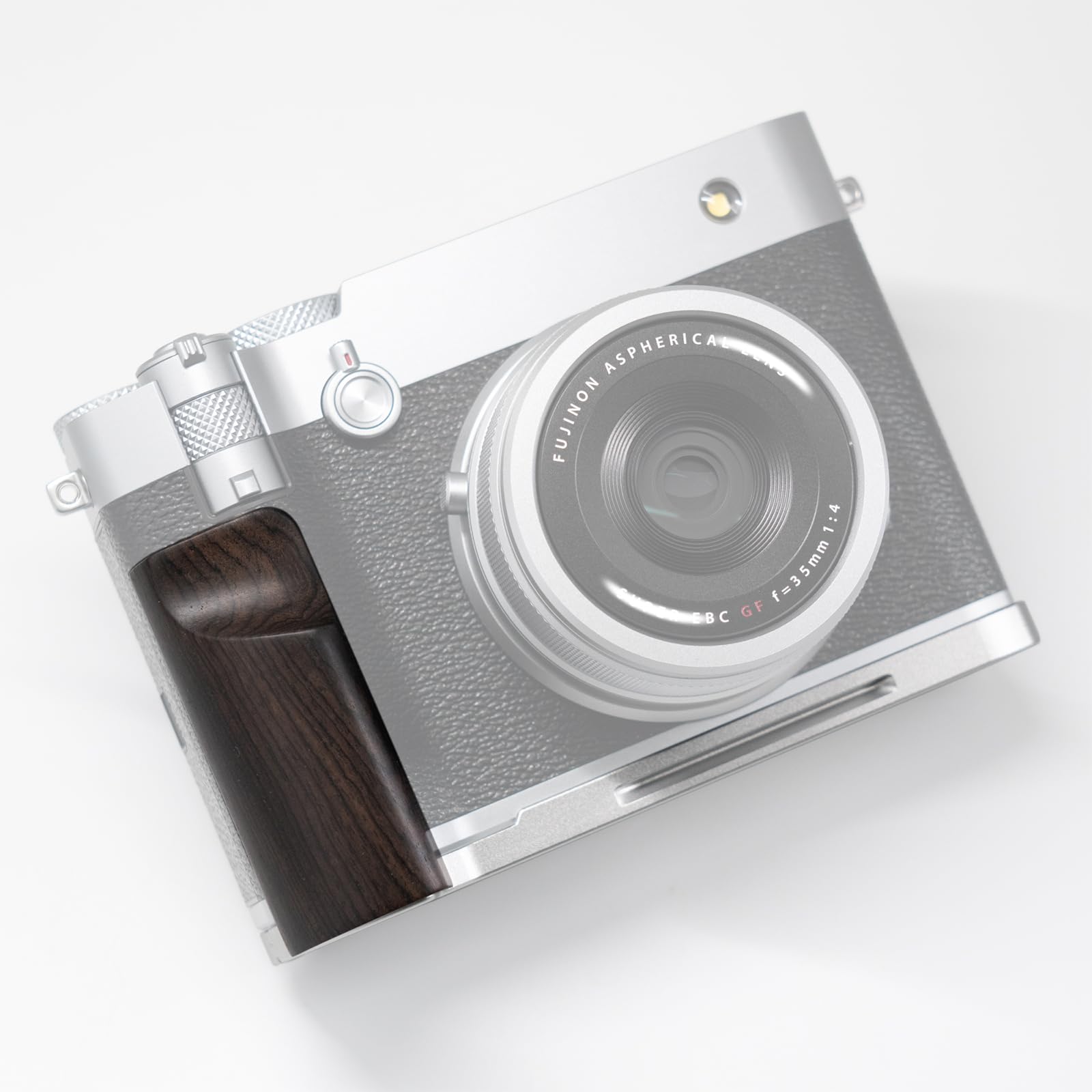 Iborrys L-Shaped Camera Handle ，Compatible with FUJIFILM Fuji GFX100RF Camera ，Precious Vintage Solid Wood | Handcrafted by Experienced Artisans (