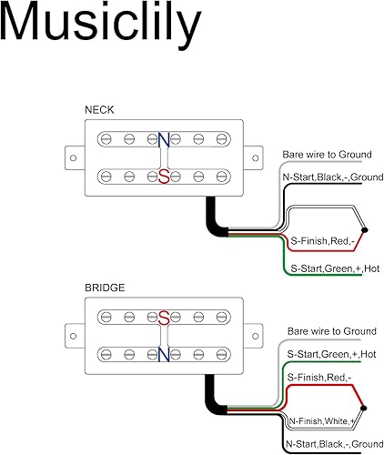 Miniatura 3 de Artec TVFT-A Filtertron Style Alnico Humbucker - Juego de pastillas para guitarra eléctrica, 5 imanes, cromo
