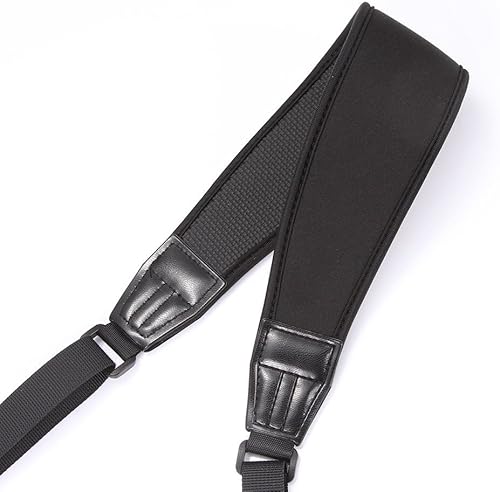 Miniatura 3 de FocusFoto PRO - Correa de neopreno acolchada ajustable para el cuello, correa de transporte para trípode Manfrotto BENRO, soporte de luz monopie con