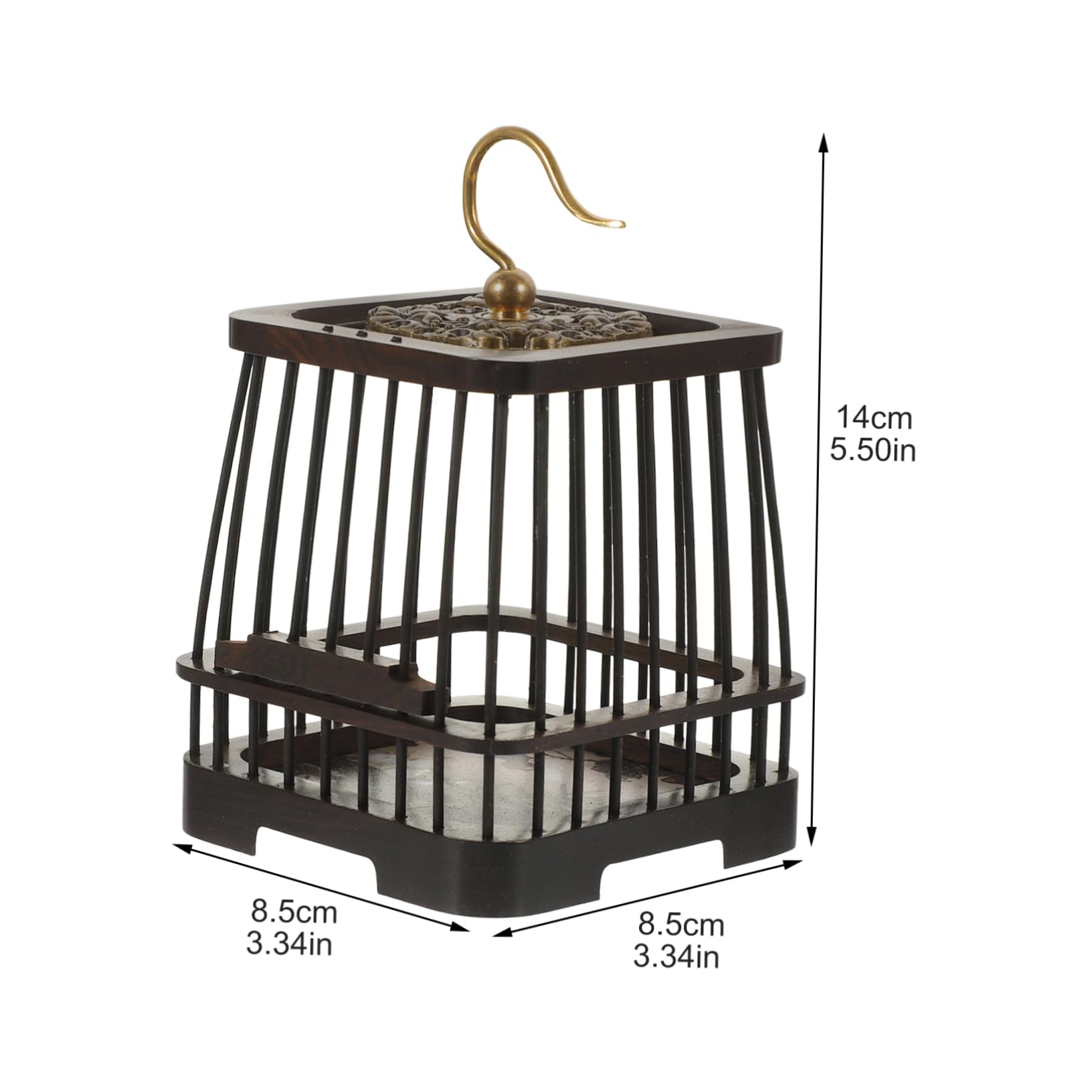 BESPORTBLE 2piezas Jaula De Madera Mini para Casa De Observación para y Diseño y Ecológico para Juguete Educativo De