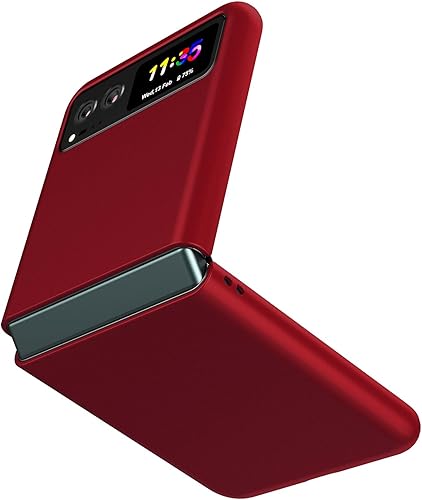 Miniatura 8 de Cresee Funda para Motorola Razr 2023, Funda rígida delgada para Moto Razr 2023 - Negro Mate