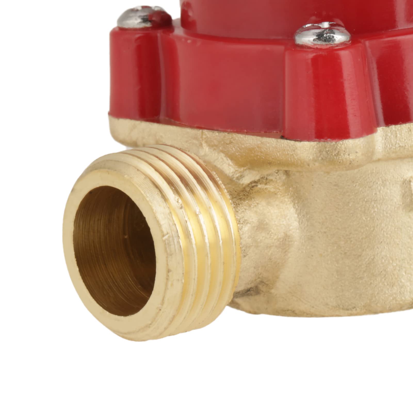 ANKROYU 1PCS HT-60 0.5a 220V AC G3/4" Port Commutateur De Capteur De Débit D'eau En Laiton, Moniteur De Débit En Ligne à Filetage 3/4" Pour la Détection Et le Contrôle des Tuyaux De Liquide