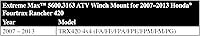 Vista 2 de Extreme Max 5600.3163 Soporte de cabrestante para ATV Honda TRX420 Rancher 2x4 (TE/TM) - 2007-2013, Negro