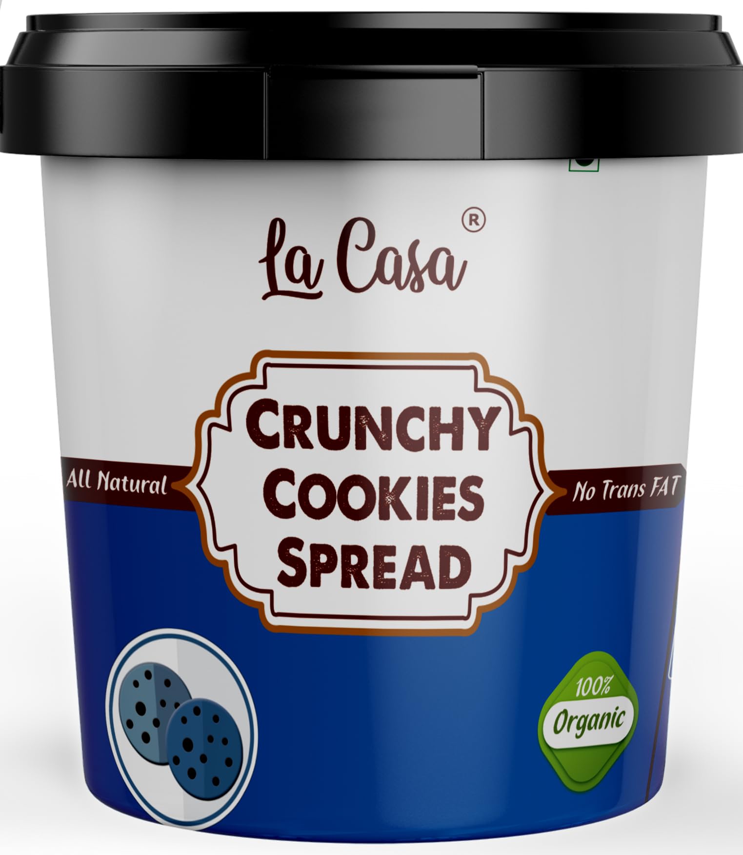 Crunchy Cookies N Cream Spread | Made in India | 1kg |