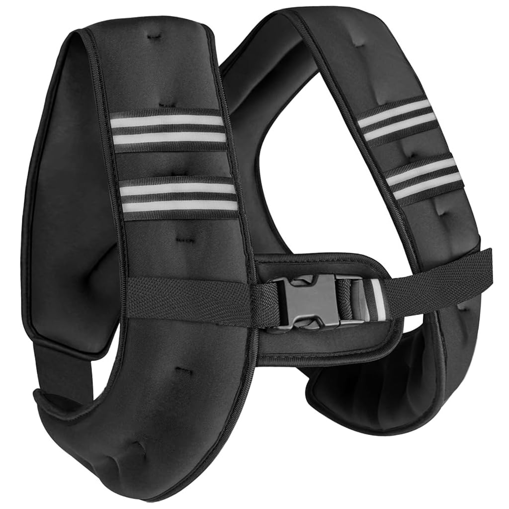 Proberos® Fitness Weighted Vest, 6.6lbs Adult Fitness Weighted Vest with Safety Reflective Stripes & Quick Release, Body Weighted Vest Workout Equipment for Running, Strength Training (B0D9BMX41F) Amazon Price History, Amazon Price Tracker