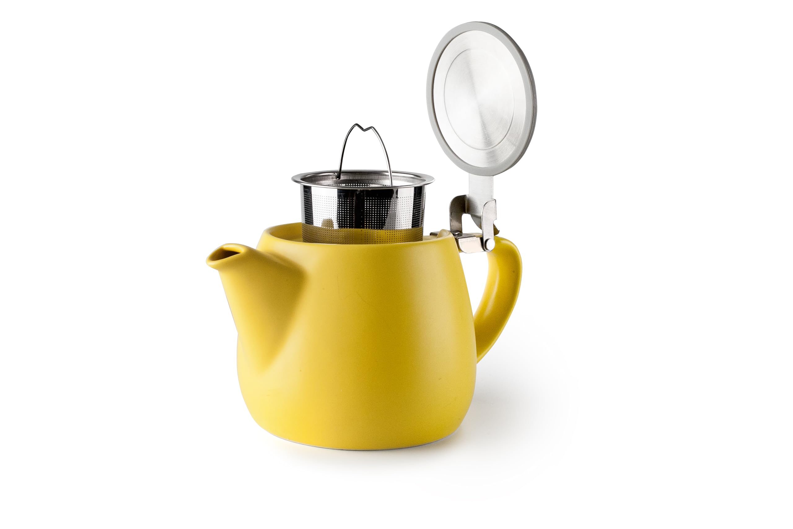 Image secondaire de Théière Luxor Jaune en Porcelaine - 540 ml