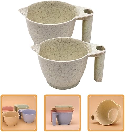 Miniatura 8 de 2 unids Herramientas de tinte para el cabello, cuenco de tinte para el cabello, cuenco de tinte para el cabello, color rubio brillante, en polvo