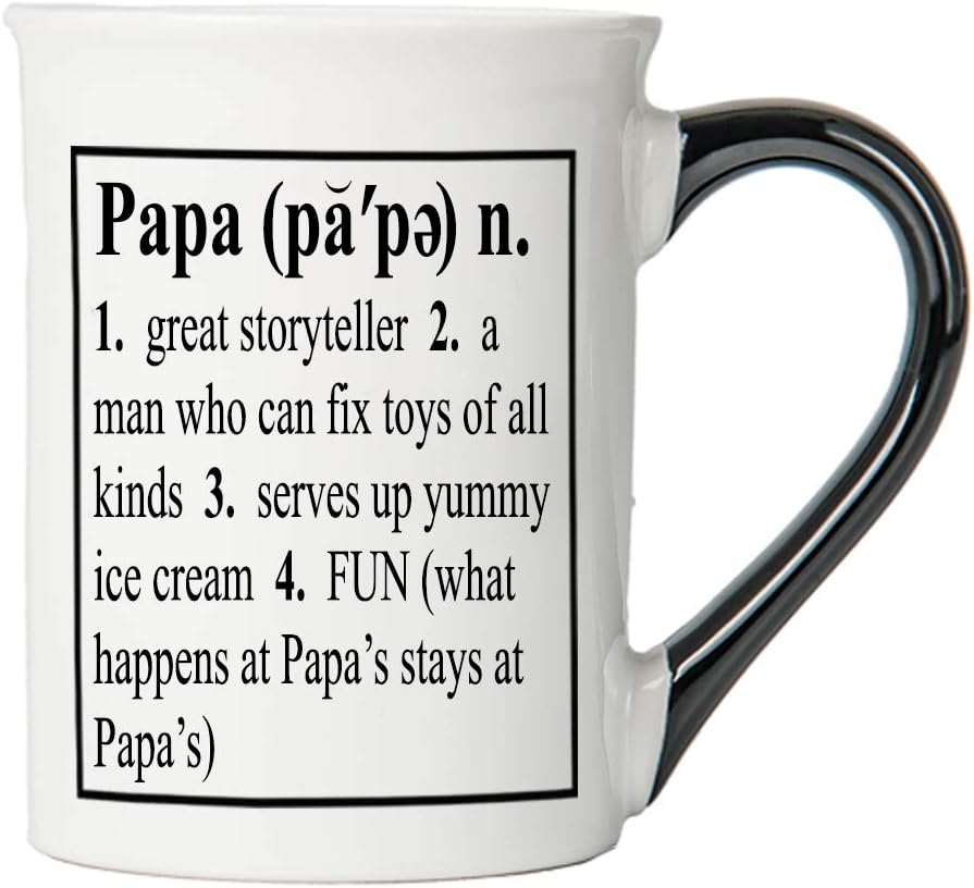 Papa Mug, Papa Coffee Cup, Ceramic Papa Mug, Father's Day Gift By Tumbleweed