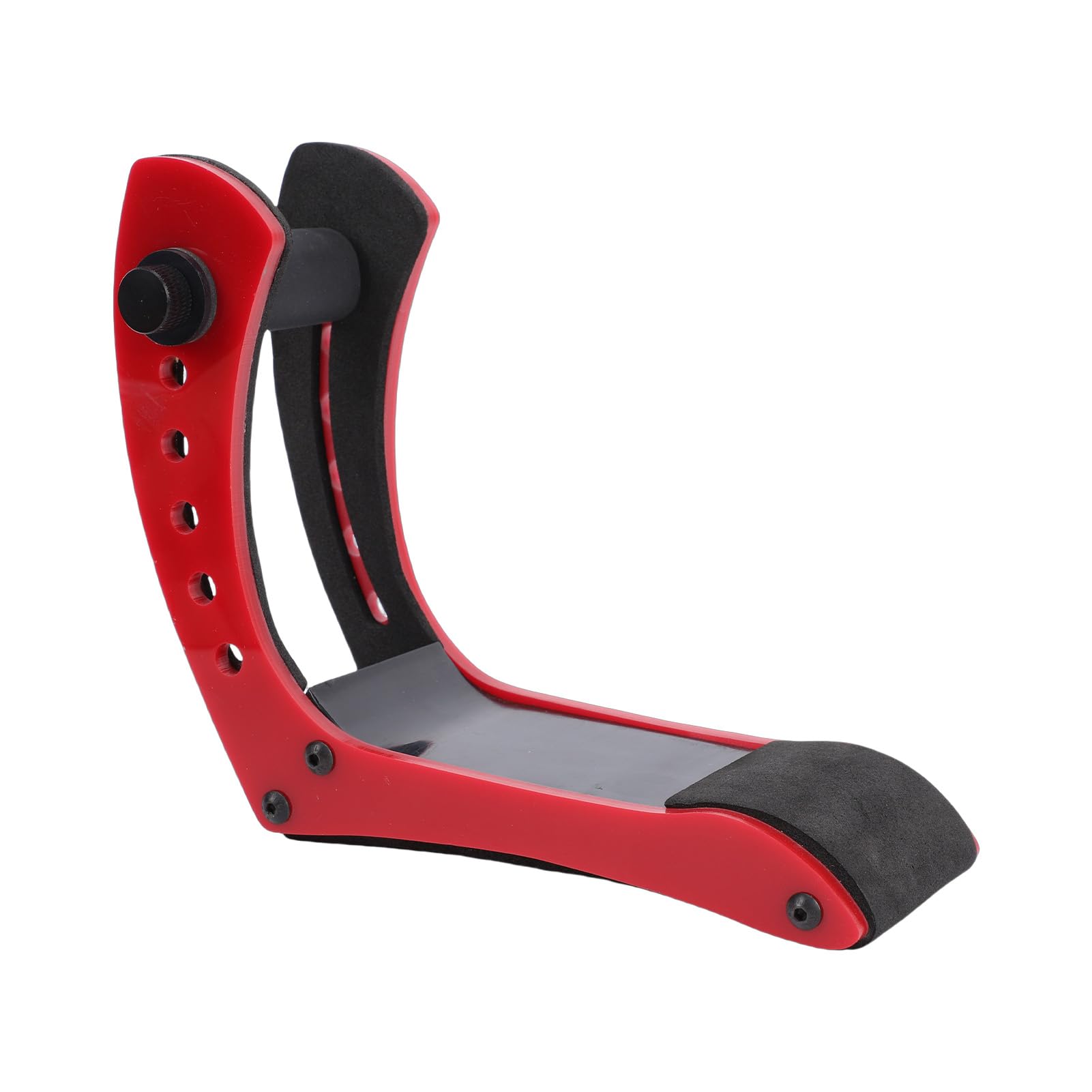 Supporto Ergonomico per Chitarra Elettrica, Gamba di Supporto per Chitarra Regolabile in Altezza e Angolazione, Rack per Sollevatore per , Ideale per Chitarre con Spessore 35-55 Mm