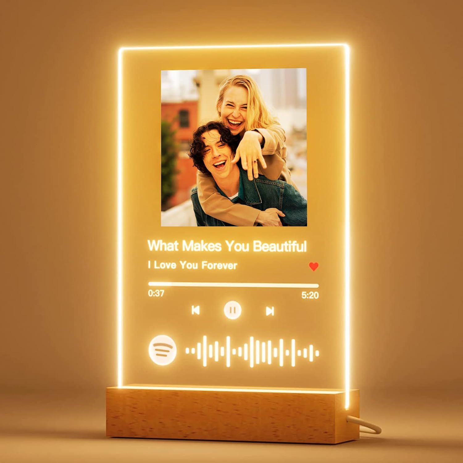 Custom Spotify Plaque Birthday Ideal Gifts for HimPersonalized Acrylic