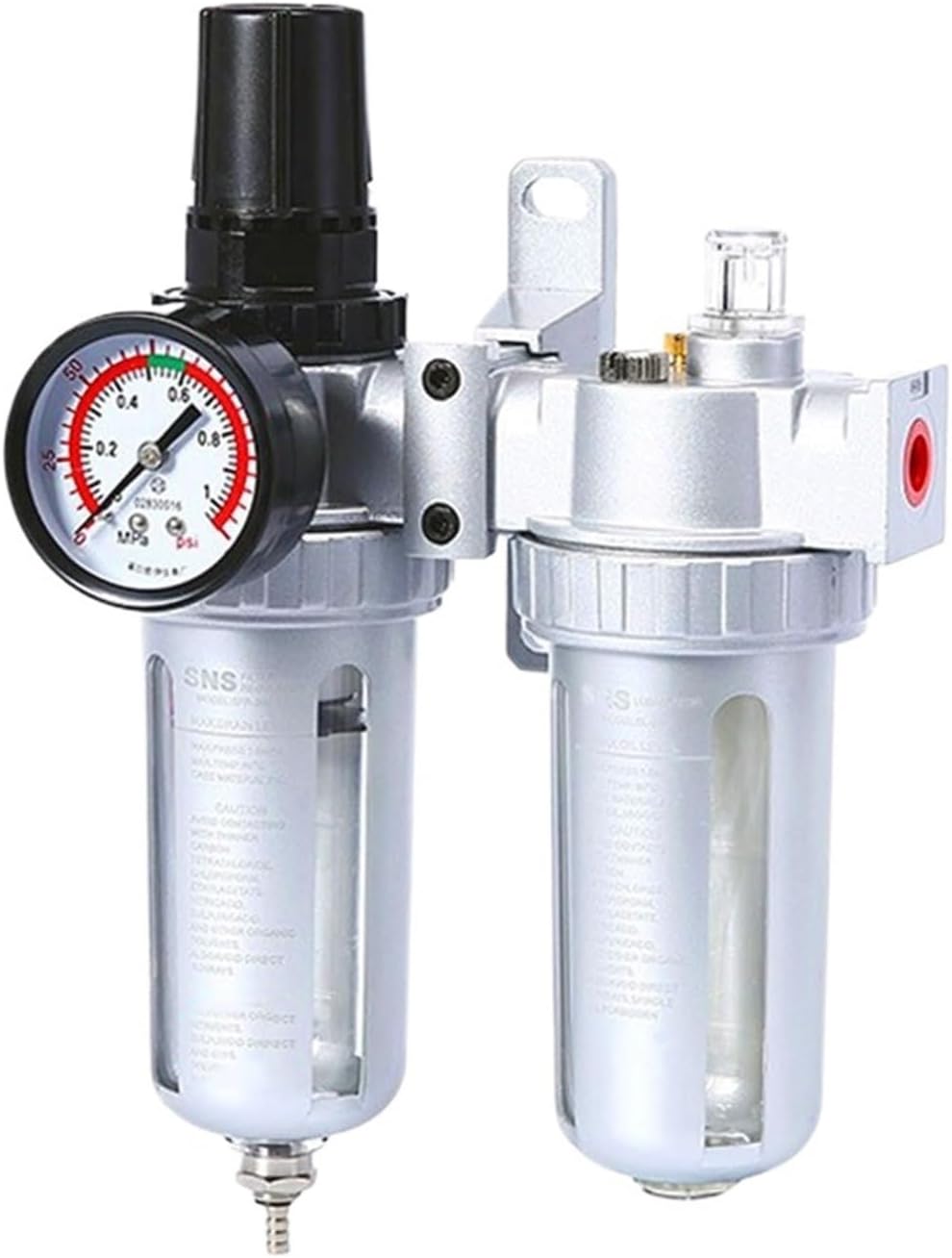 Air Compressor Filter Regulator Oil Water Separator Trap Filter Regulator Valve, Pneumatic Parts, SFC200(SFC-20010MM)