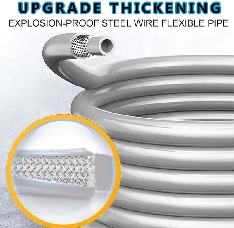 Miniatura 9 de Lavadora de alta presión inalámbrica sin escobillas de 1100 PSI  Lavadora de mano portátil a batería con 2 baterías de 4.0 AH y cargador rápido,