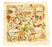 Printed Image SOO361-B Flowers Bandana