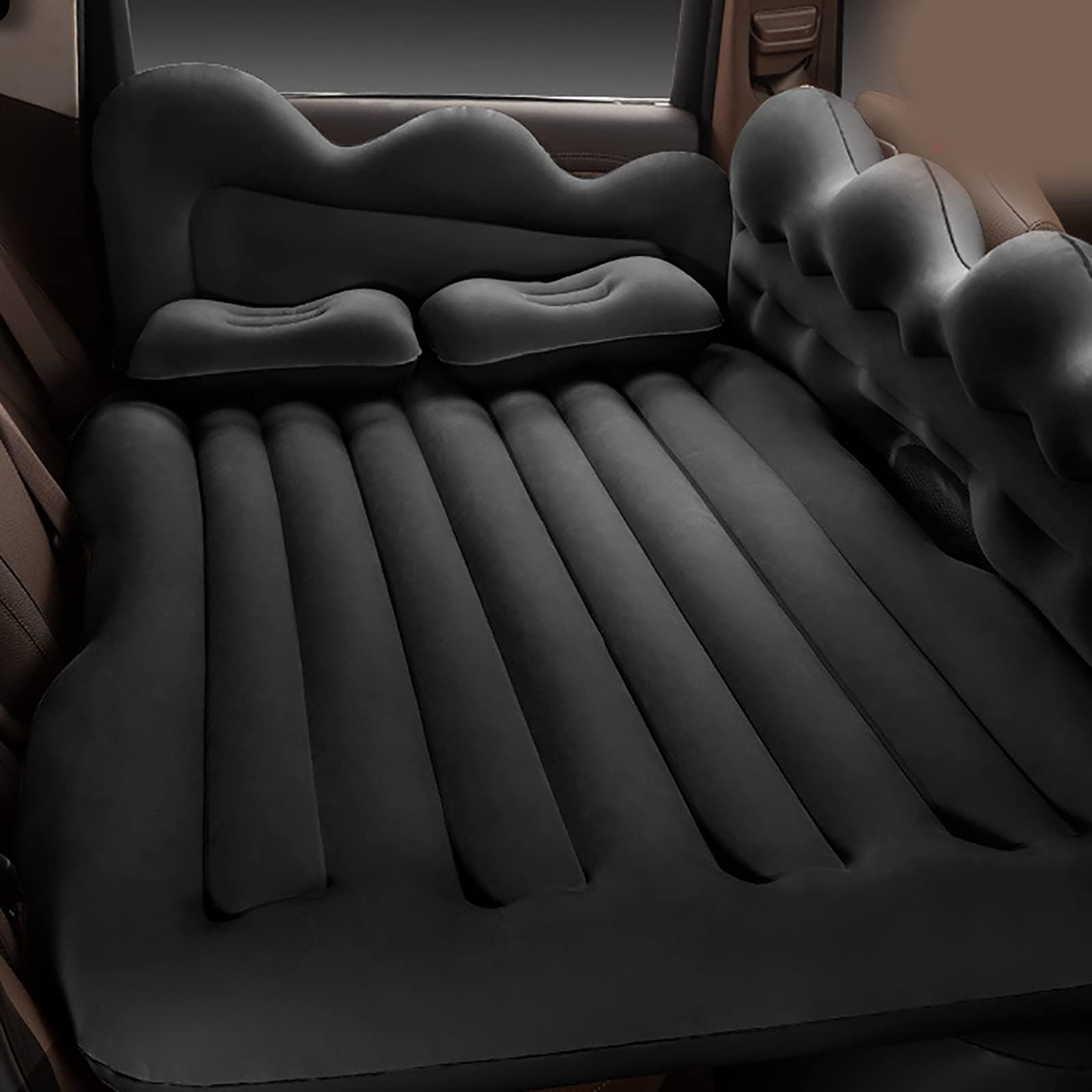 FALMDCQ Compatible with Range Rover (L322) 2010-2012, Car Inflatable Mattress Outdoor Camping Back Seat Air Bed Cushion with Air Pump Portable Travel Tool,M