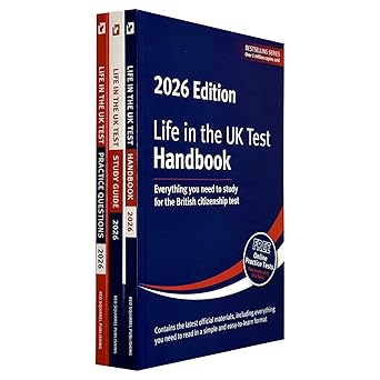Life in the UK Test 2026 Collection 3 Books Set By Henry Dil...